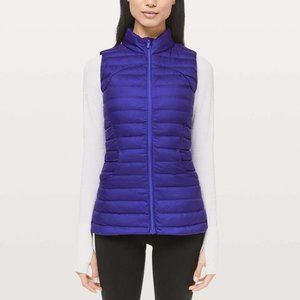 Lululemon Pack It Down Again Vest Lazurite blue Size 2 New with tags